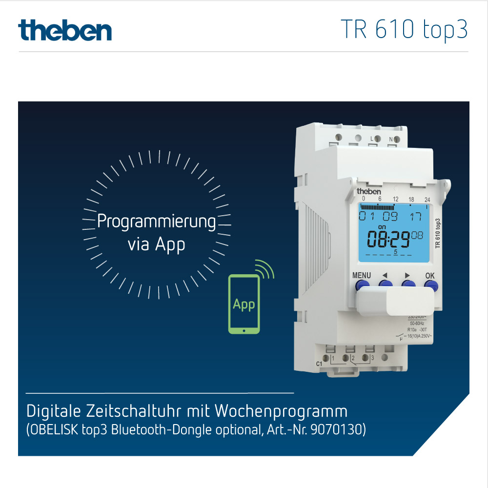 TR 610 top3 "Refurbished", App-Programmierung TR 610 top3 "Refurbished", App-Programmierung