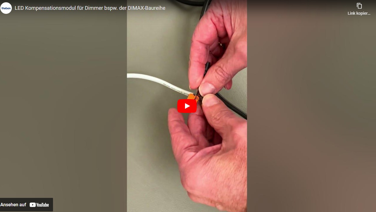 Video: LED-Kompensationsmodul für DIMAX-Dimmer – einfach erklärt Nahaufnahme: Elektriker schließt LED-Kompensationsmodul an ein Kabel an